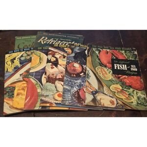 Culinary Arts Institute Vintage Cookbook Pamplets Lot 1941 Edited  Berolzheimer